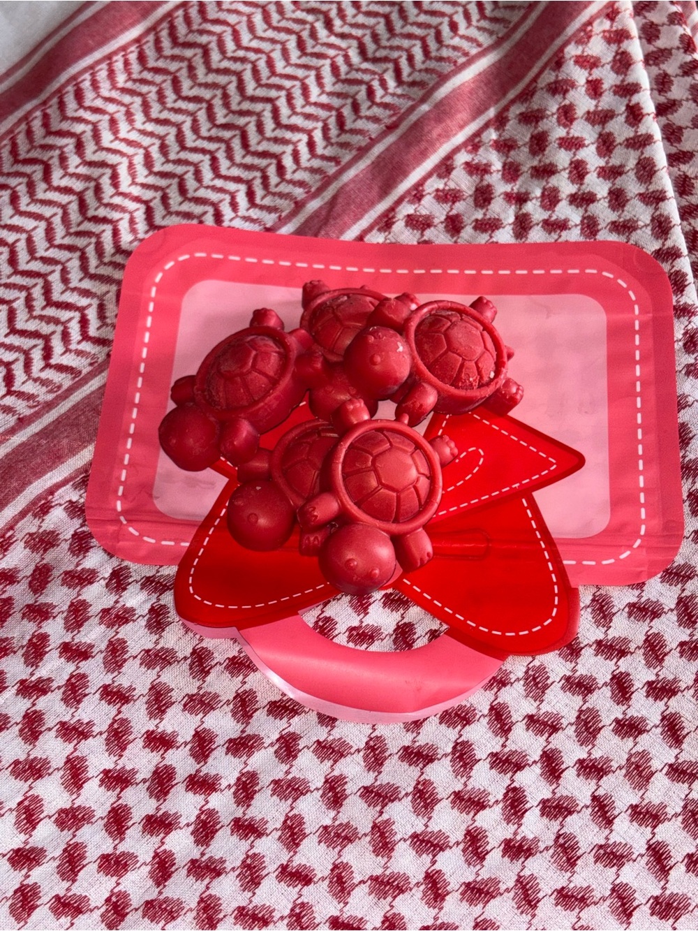 Cherry Blossom Red Turtle-Shaped wax melts